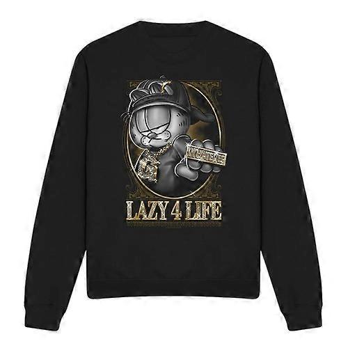 Garfield Unisex Adult Lazy 4 Life Sweatshirt
