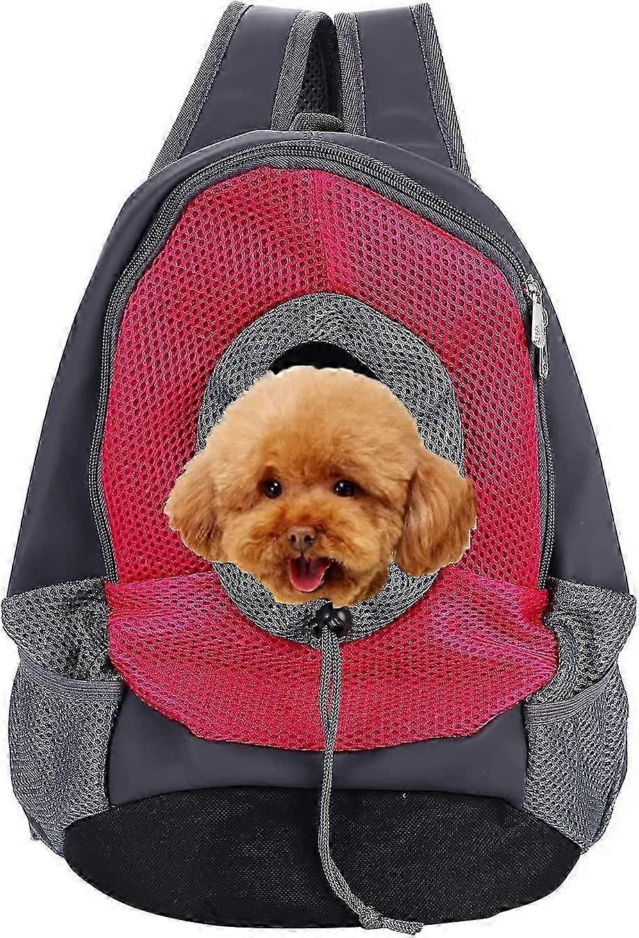 Pet Carrier Backpack Dog Travel Backpack Rucksack Front Pack Head Out Carrier Adjustable Travel Bag