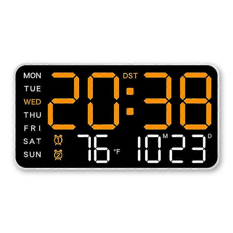 8.4 Inch Large Digital Wall Clock For Desk, Desk Clock, Wall Clock, 8.4-Inch Display