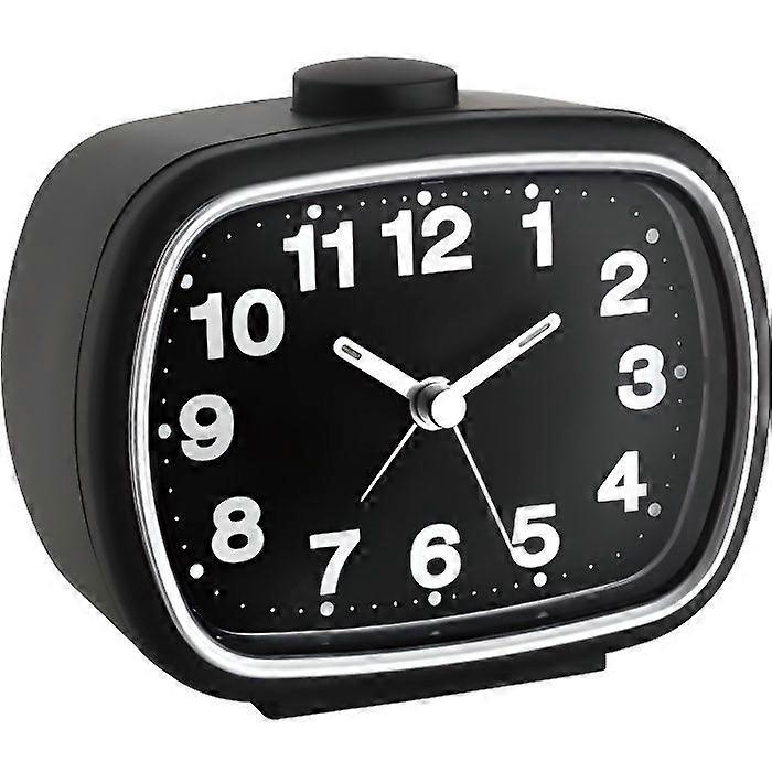 Wecker - TFA Dostmann - 60.1017.01 - schwarz - Angetrieben von LR14 Batterie - Elegantes Design