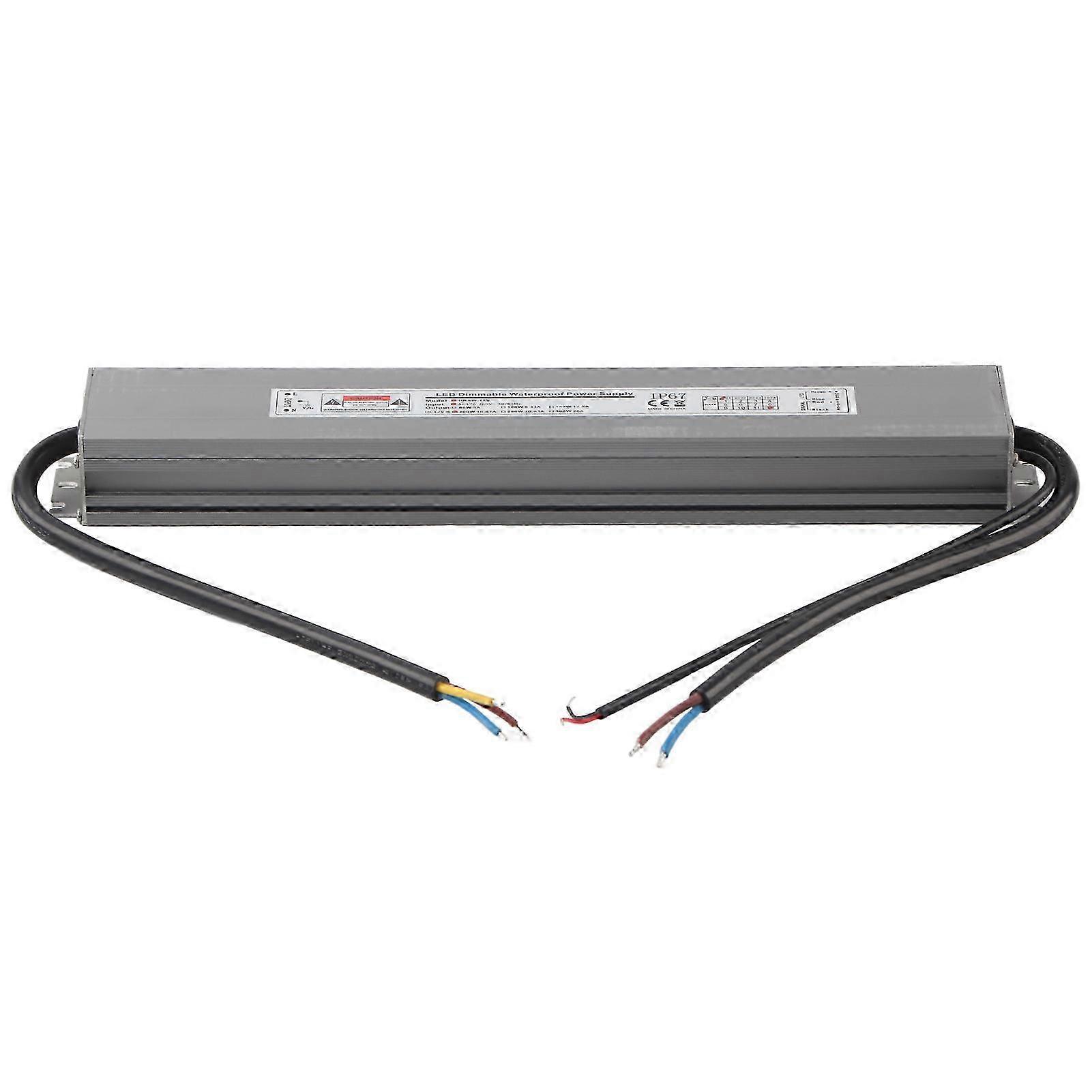 2-in-1 LED Waterproof SCR/0-10V Dimming Power Supply AC170~260V(50/60Hz) Input 12V Output 16.67A 200W