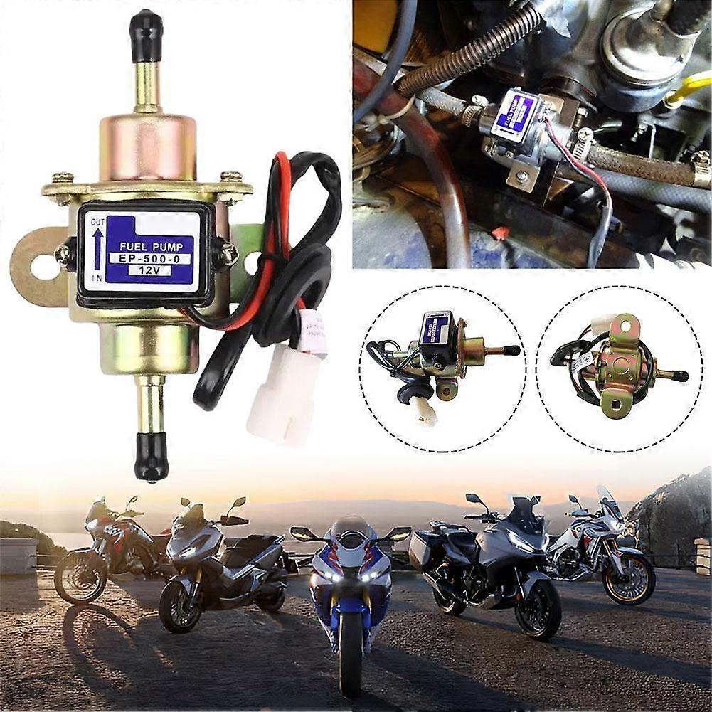 Pompe A Essence Universal 12V Low Pressure Fuel Pump &ndash; EP5000 For Gas/Diesel, Electric, With Bracket Fuel Pump 12v