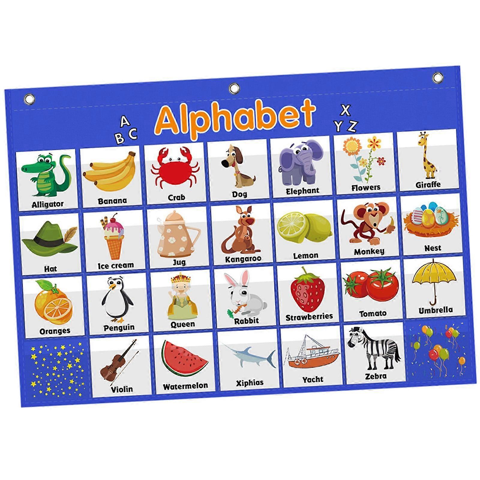 Polyester Alphabet Letter Word Recognition for Preschool