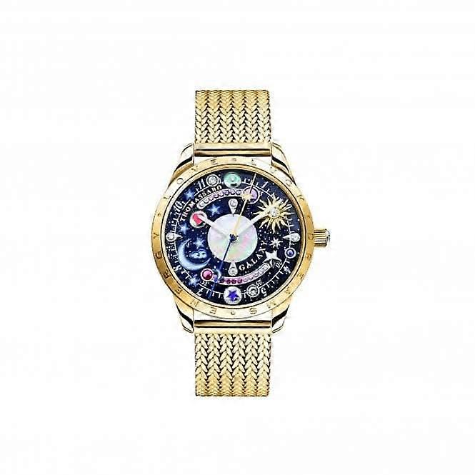 Cosmic Amulet Blue Dial Gold-Coloured Watch WA0403-264-207