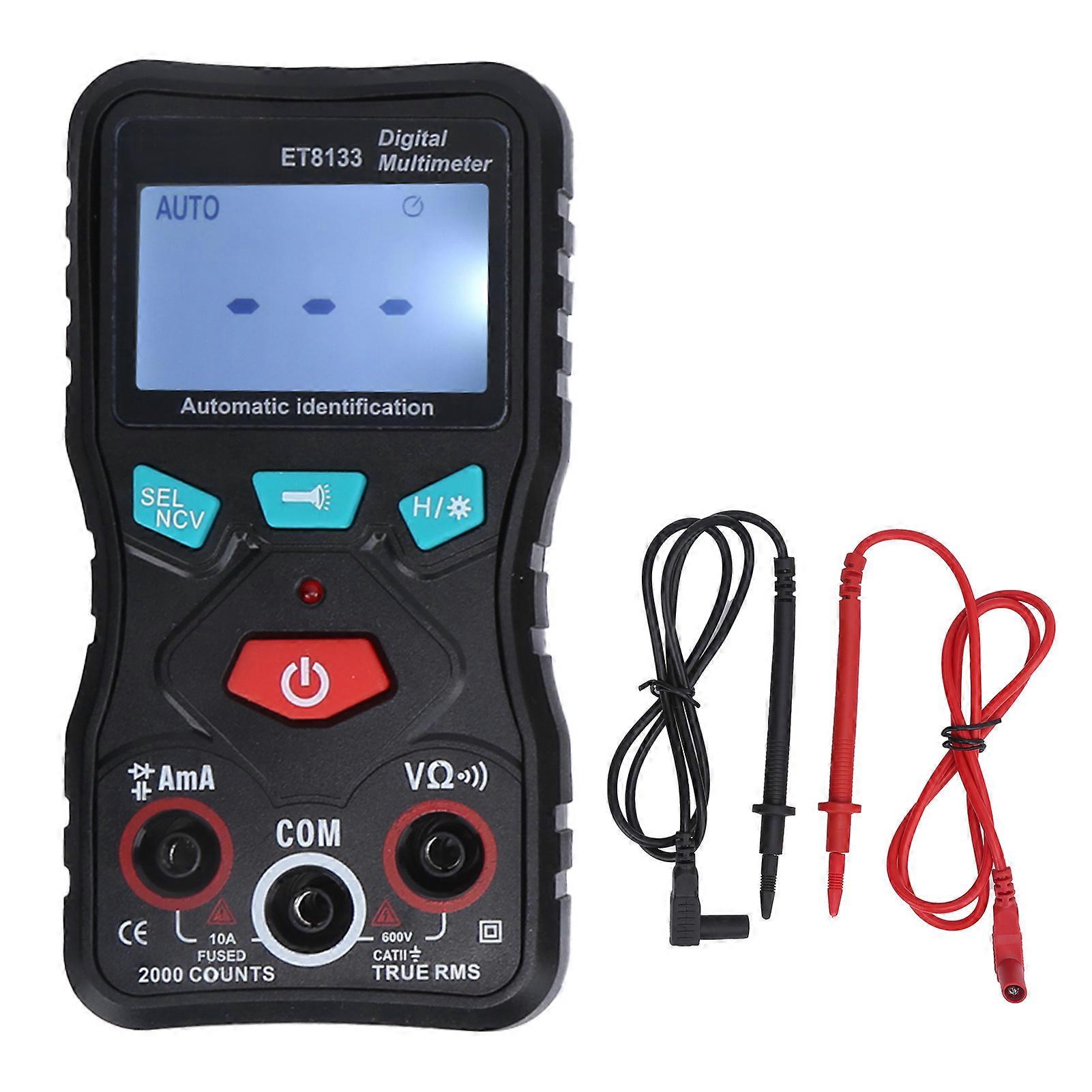 ET8133 Full Automatic Digital Multimeter for Voltage Current Capacitance Diode Buzzer Testing