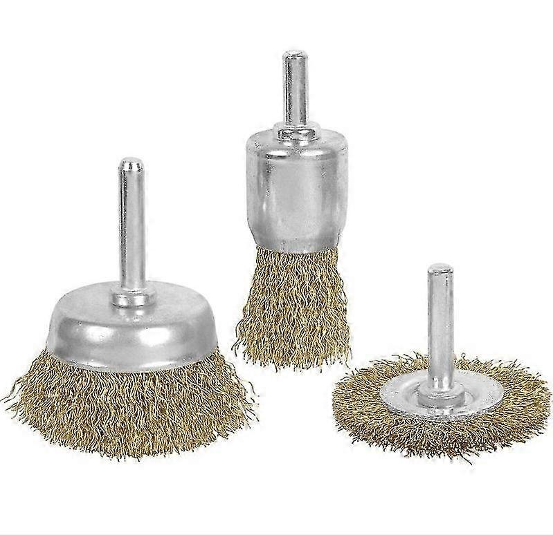 Set mit 3 METALLBÜRSTEN
