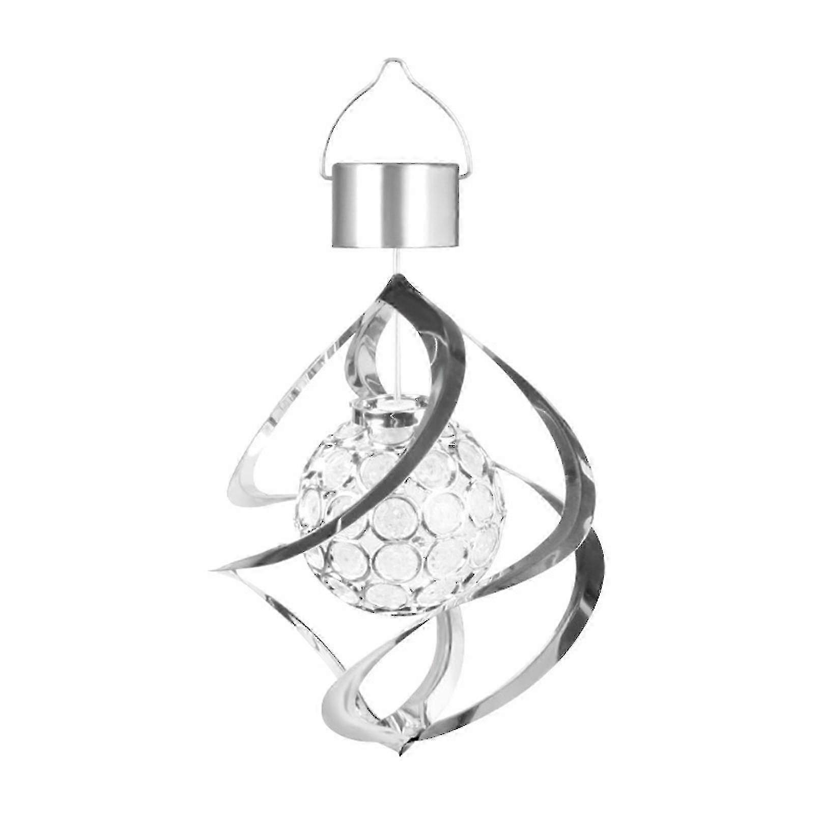 Solar-Powered Spiral Spinner for European Yard & Patio Rotating Hanging Decor