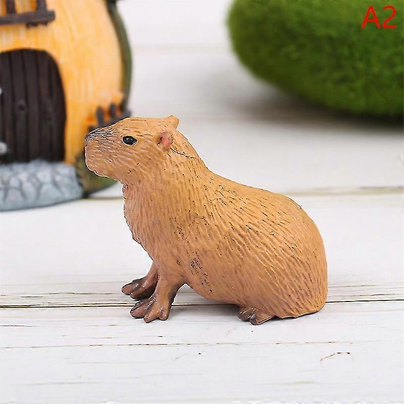 Simulation Mini Cute Wild Animals Model Figurines Capybara Collection Toy Gift