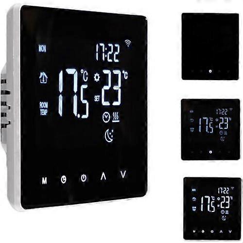 Home Office Smart Solution, Touch Screen Thermostat, WiFi Smart Thermostat Ensuring Precise Temperature Control, Convenient For Home School And Office