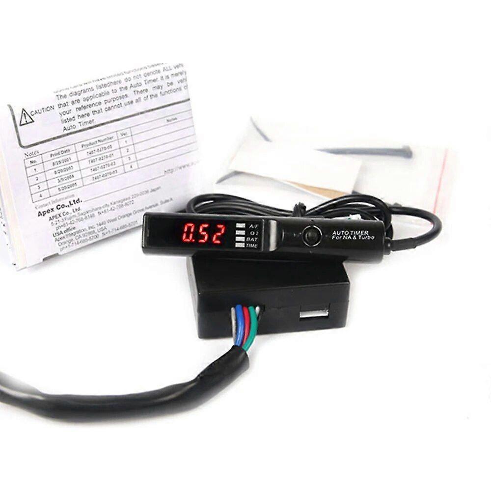 12V Turbo Timer For Universal Car Auto With Original Box (Red/Blue/White LED Light) With Logo