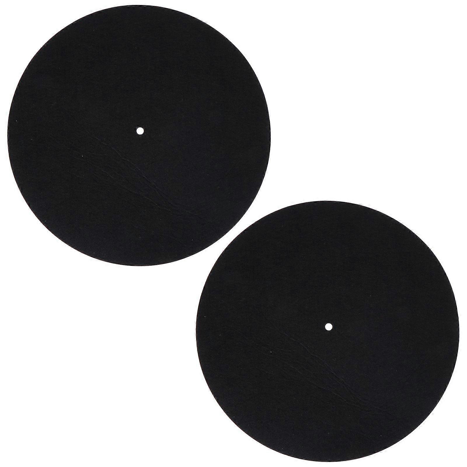 2Pcs Record Protective Mat Anti-Static Vinyl Record Mat Disc Protective Mat