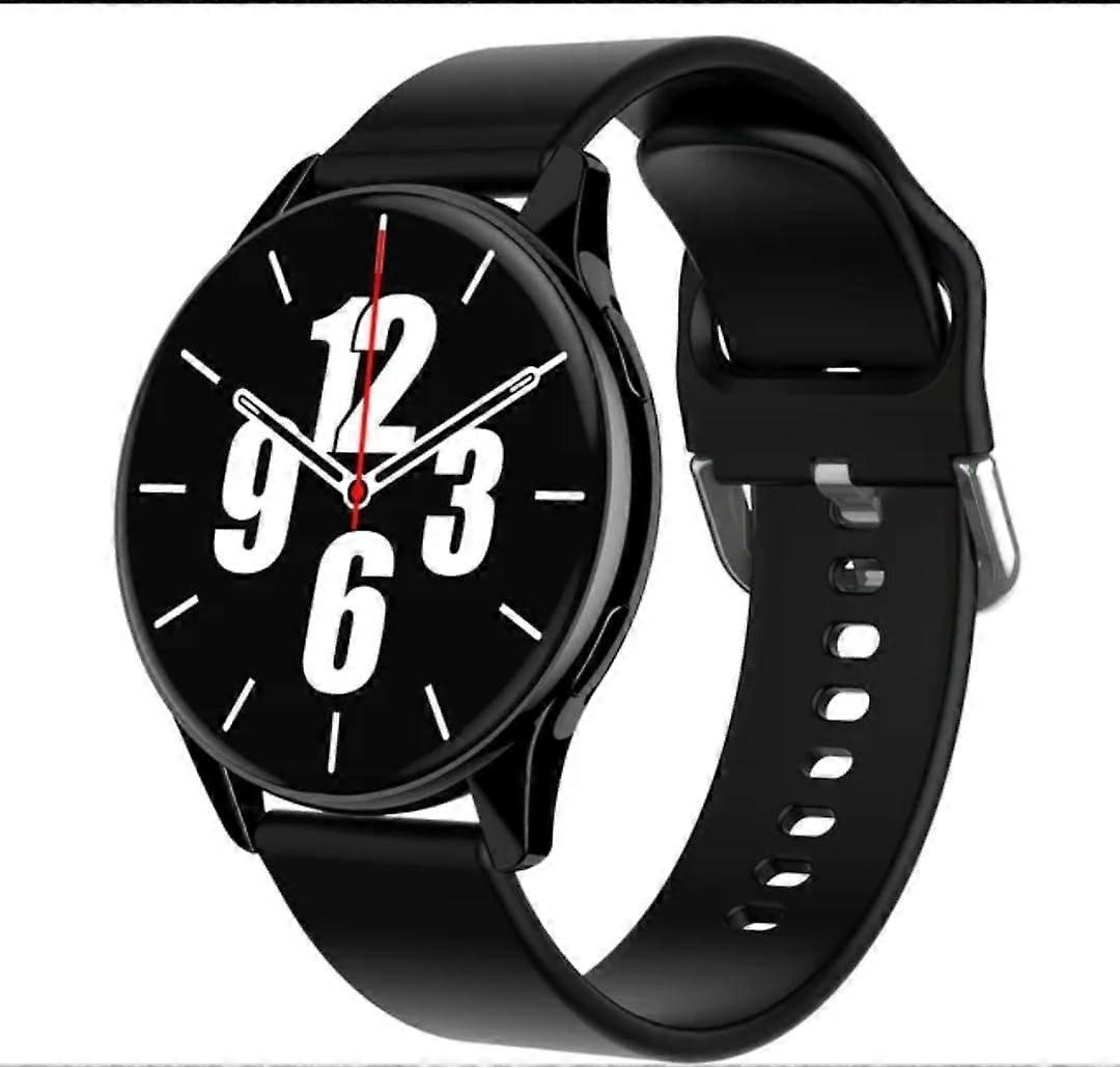 Smartwatch Bluetooth Calling, Fitness Sports Tracker, Life Waterproof, Round Large Screen, Multiple Sport Modes, 4-15 Days Battery Life, Works with Ap