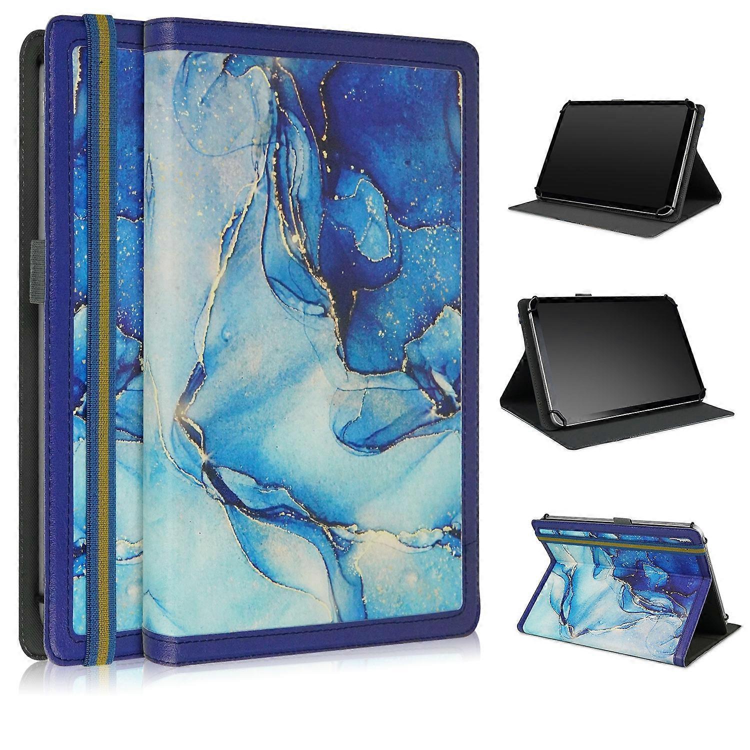 For 10 inch Marble Pattern Stitching Leather Tablet Case