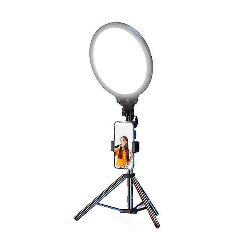 10.2 Inch Full-Screen Selfie Ring Light Tripod Set for Live Stream 55cm Bracket