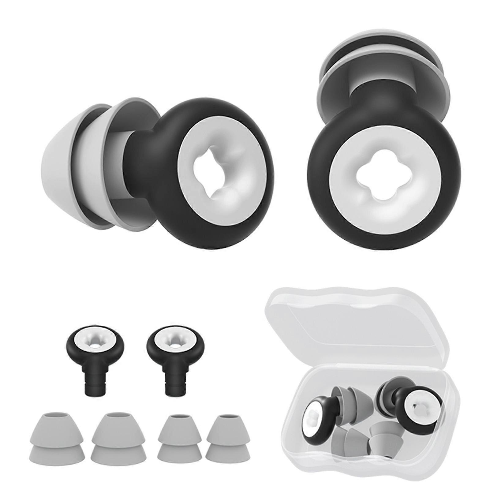 Noise Cancelling Ear Plug Silicone Reusable Portable Sound Blocking Ear Plug for Sleeping