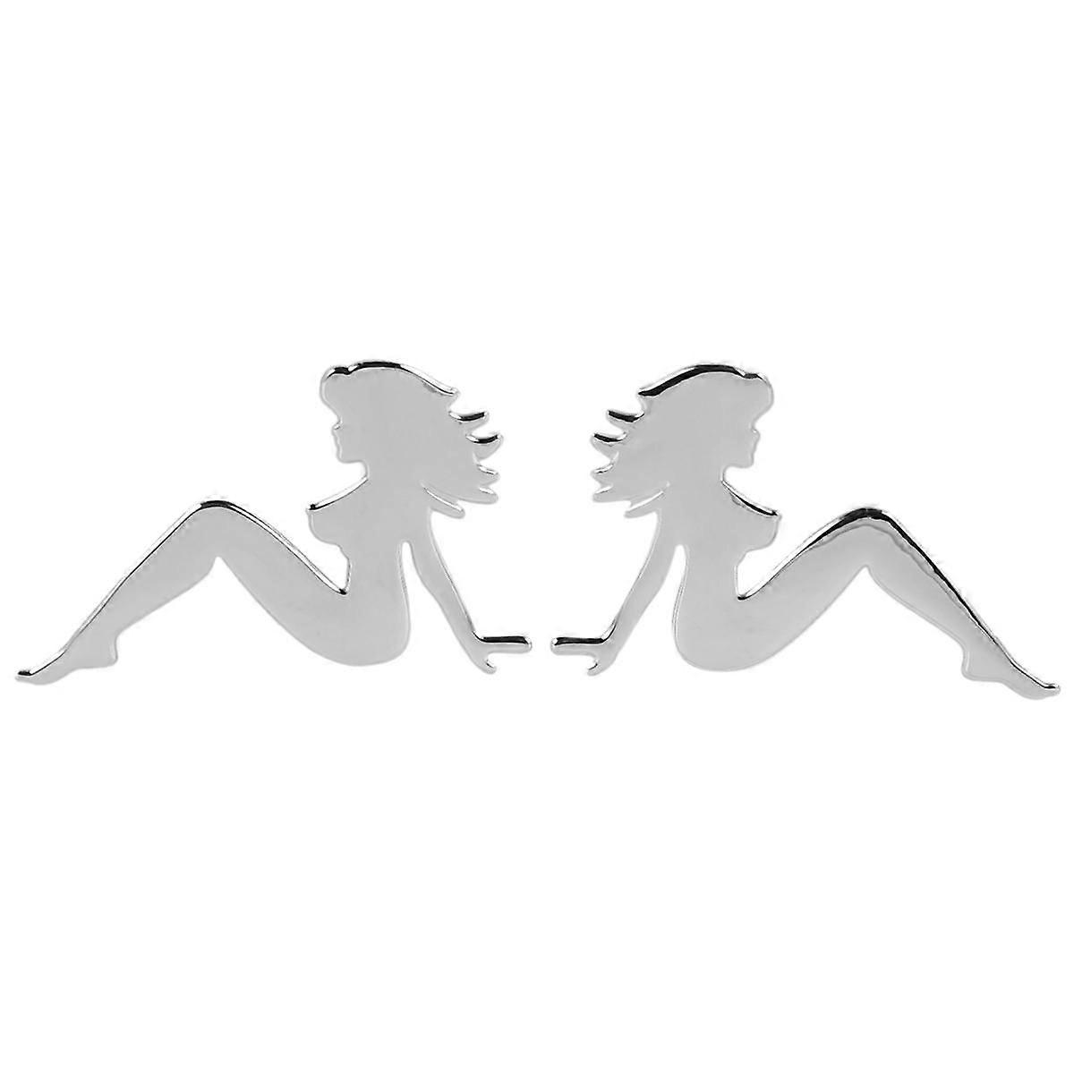 Nice lady car vehicle decoration sticker emblem logo badge