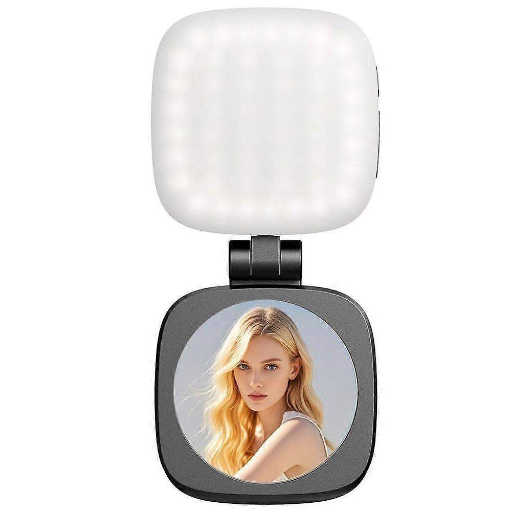 for Small Rig Light for IPhone, Phone Light with A Mirror,Magnetic Selfie Video