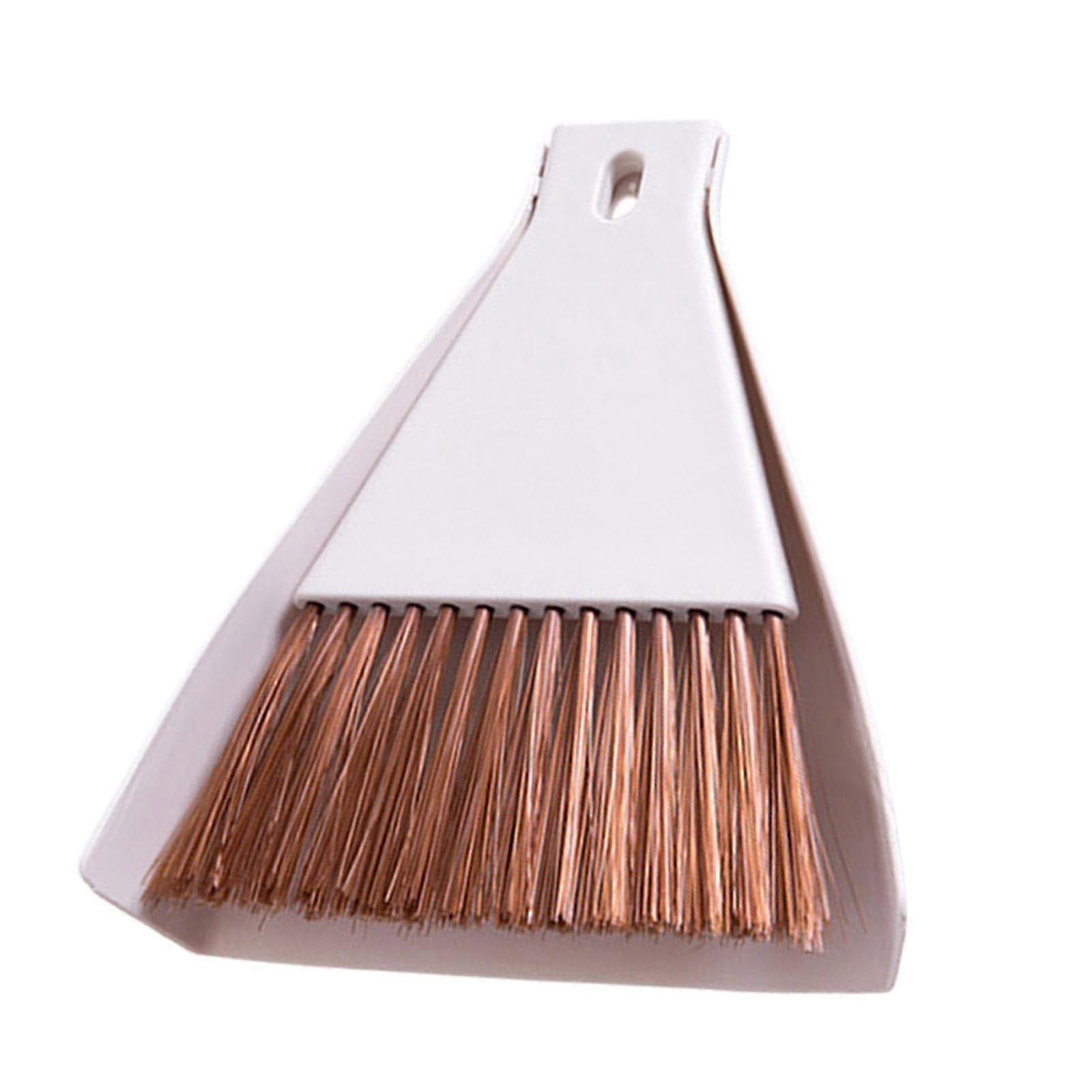 Compact Cleaning Kit for Desktop, Keyboard, Car & Office | Lightweight Dustpan and Brush Set with Ergonomic Design