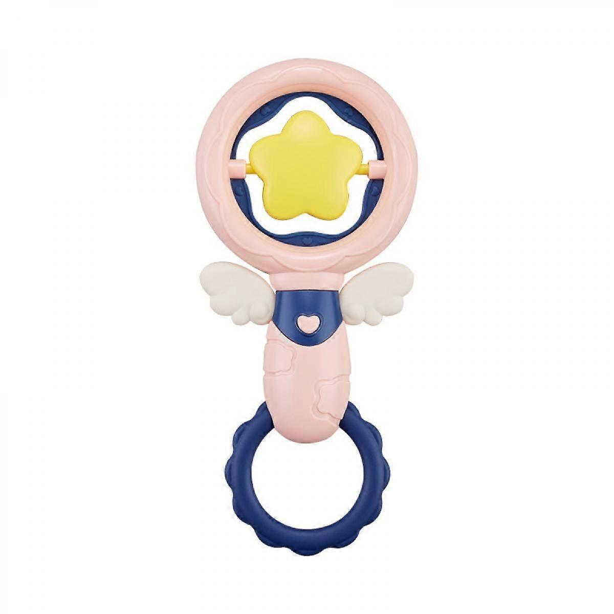 Baby Rattles Teether ,Shaker Grab Toys with Sound, Vibrant Color and Shapes, Early Educational Toy