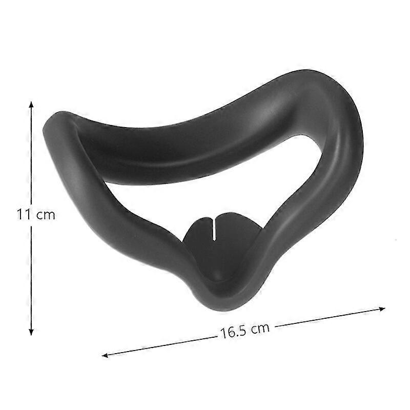 1pc Replacement Silicone Eye Mask For Oculus Quest2 VR Glasses Shading Sweat Proof