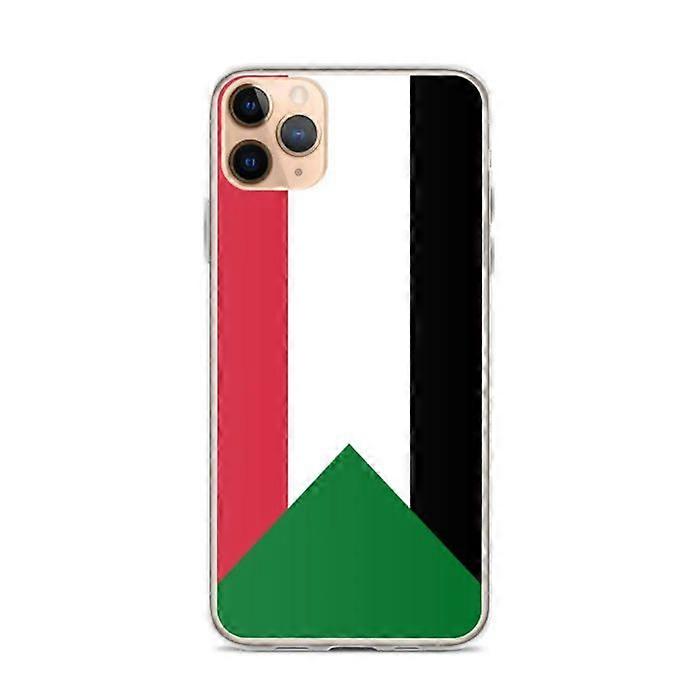 iPhone Case - iPhone 11 Pro Max - Sudan Flag - Flexible - Multicolor - Vertical