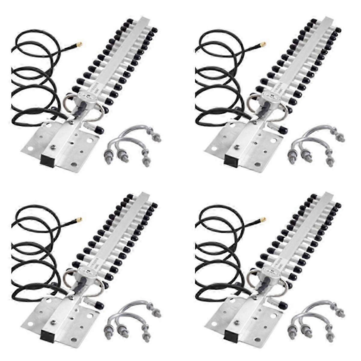 4X 2.4GHz 16DBI-18DBI WLAN WiFi Omni Wireless Antenna 1.5M