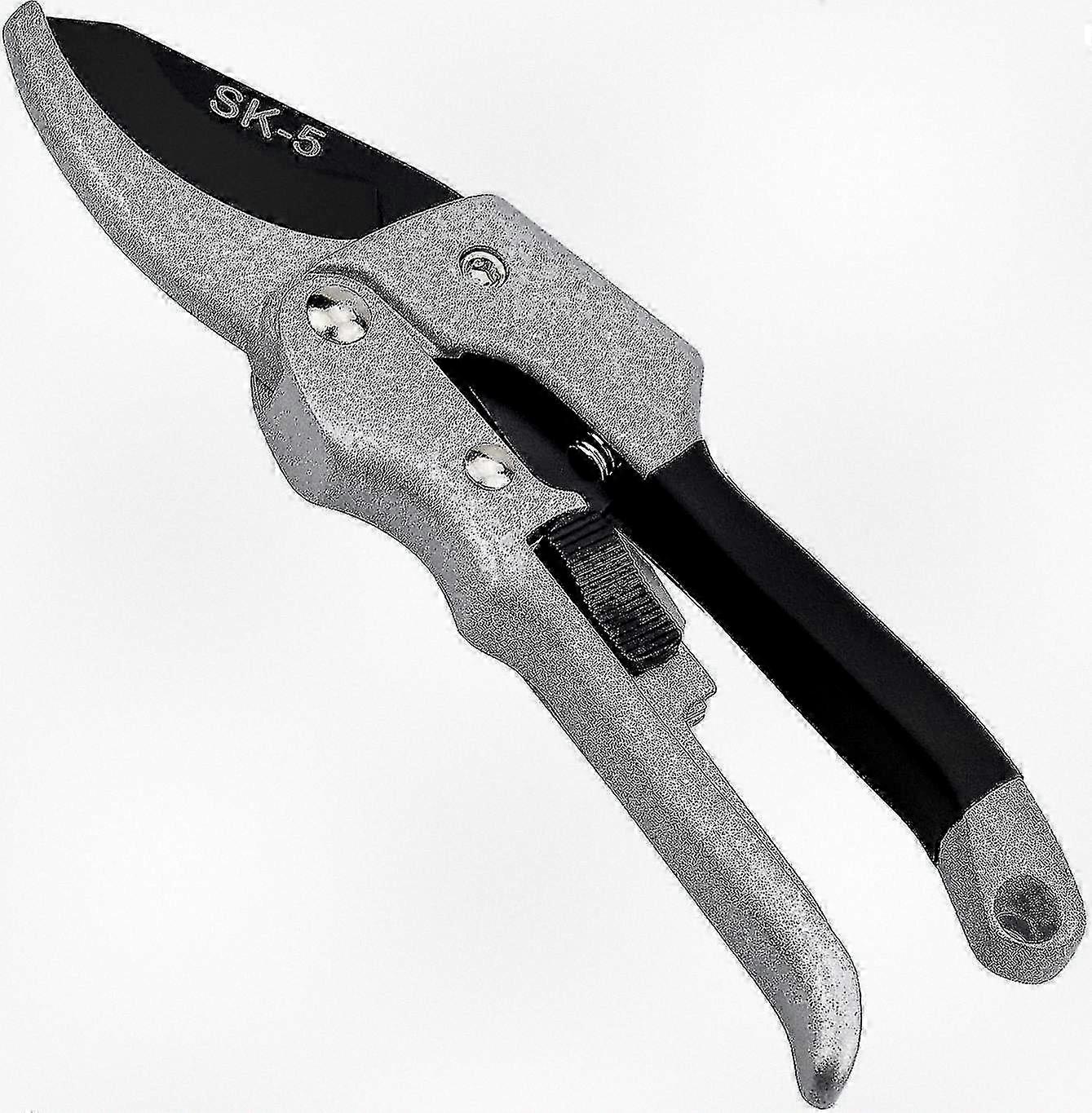 Ratchet Pruning Shears for Branches Up to 20 mm, Suitable for Rose Cutting, Florist Use, and Bypass Pruning Techniques
