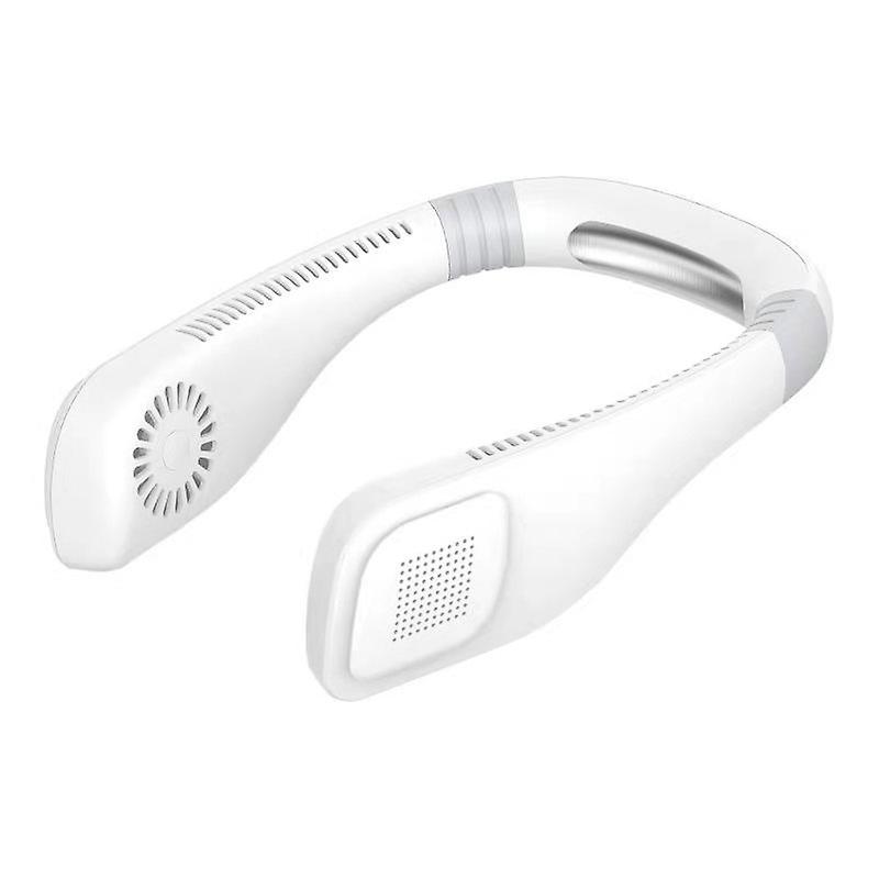 Leafless Mini Usb Neckband Fan (white)