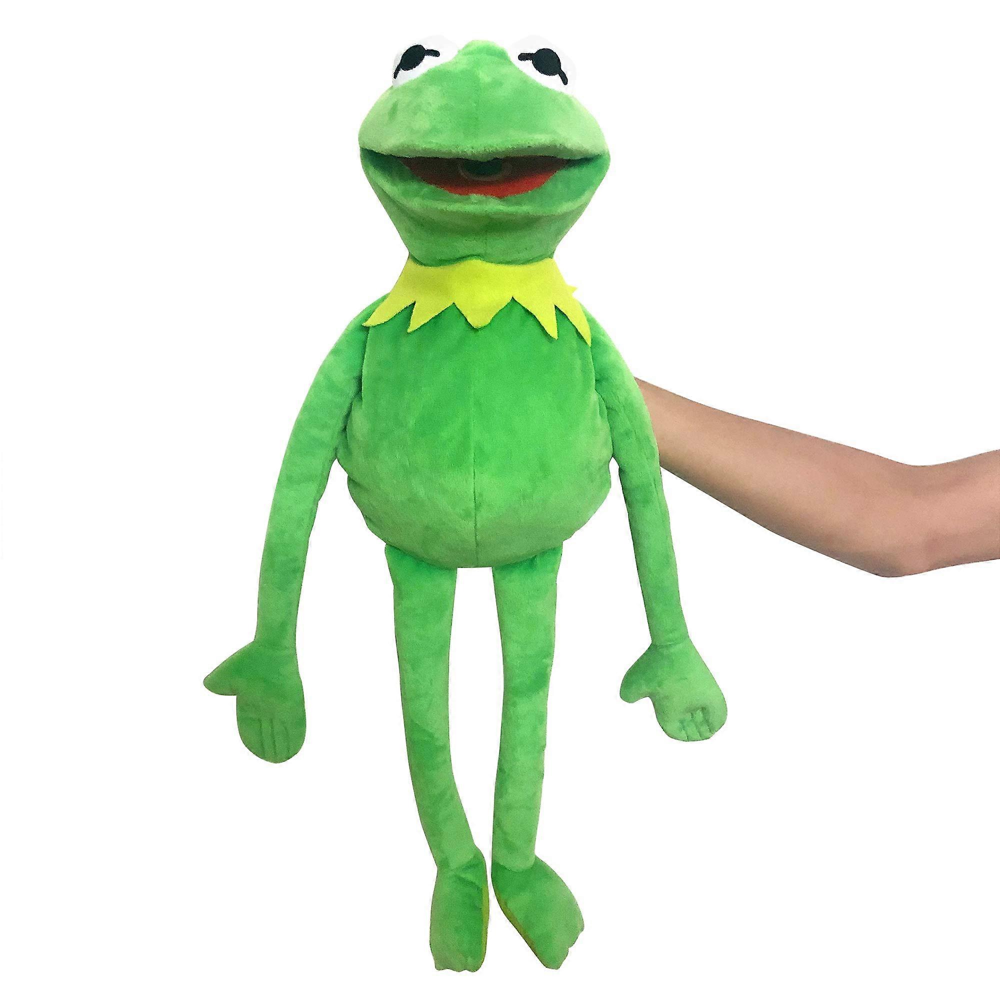 Kermit Frog Hand Puppet, Kermit The Frog Stuffed Plush Toy for , The Puppet Movie Show Soft Frog Doll for Role Play 24 Inches