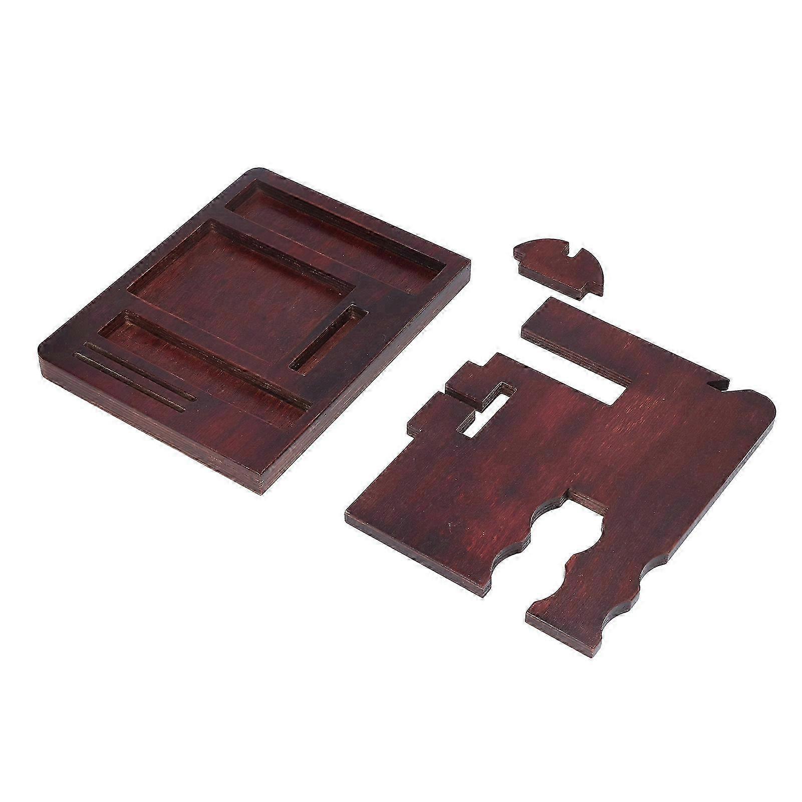 2025 Desktop Storage Bracket Multifunctional Wooden Mobile Phone Base Watch Glasses Key Desktop Storage Bracket