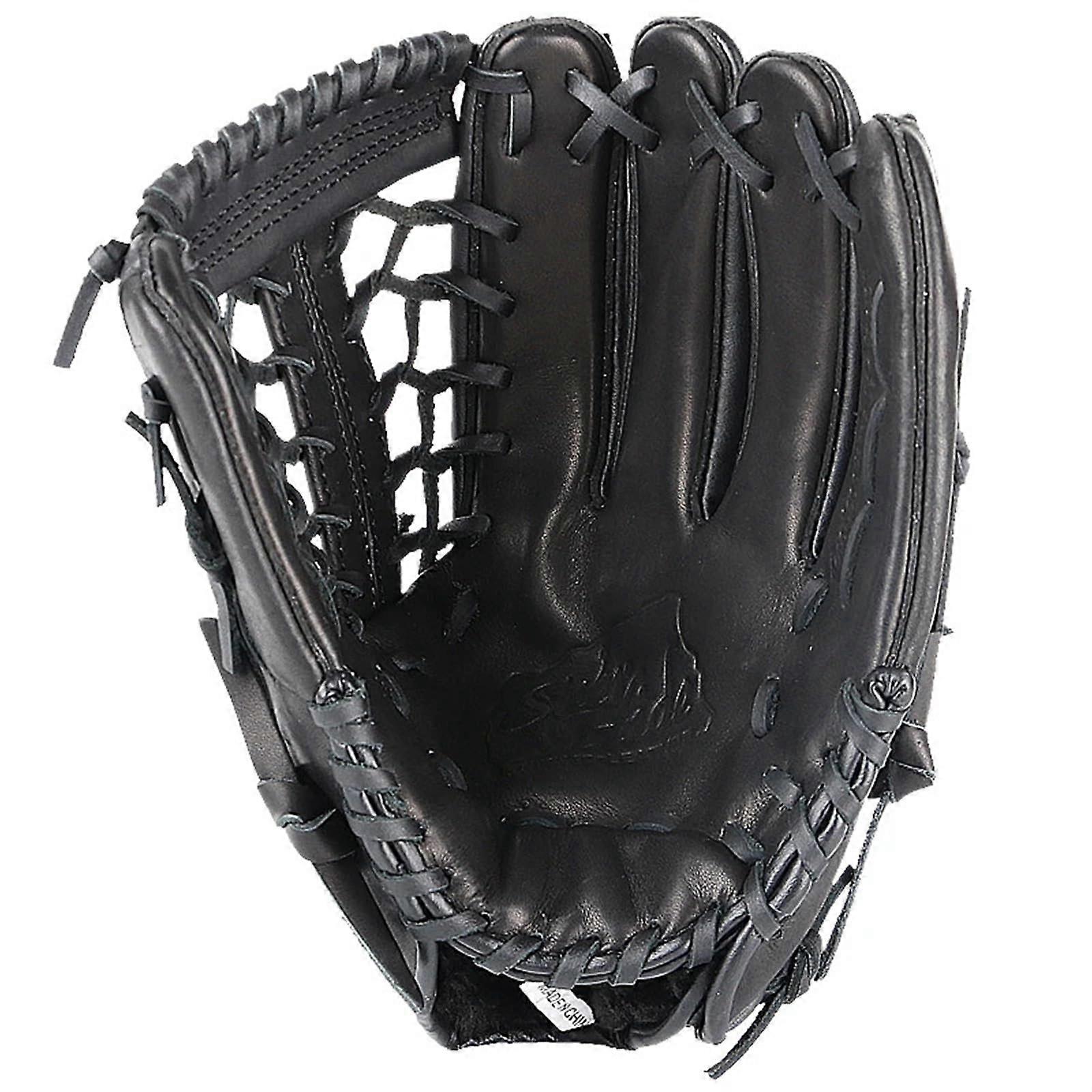 Baseball Glove For Adults Cowhide Leather, Right-Hand Or Left-Hand Throw, Brown