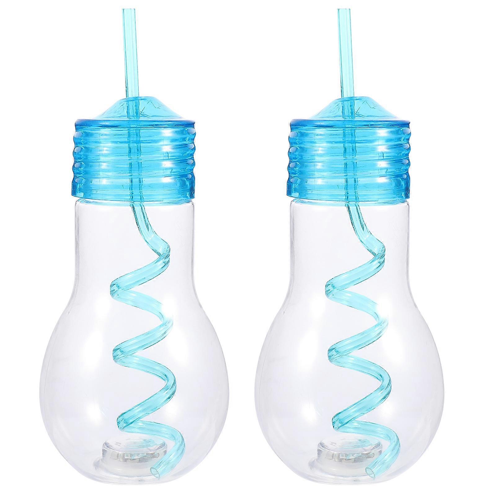 2pcs Glow in the Dark Sippy Cups for Kids Party Interesting and Creative Children Cups