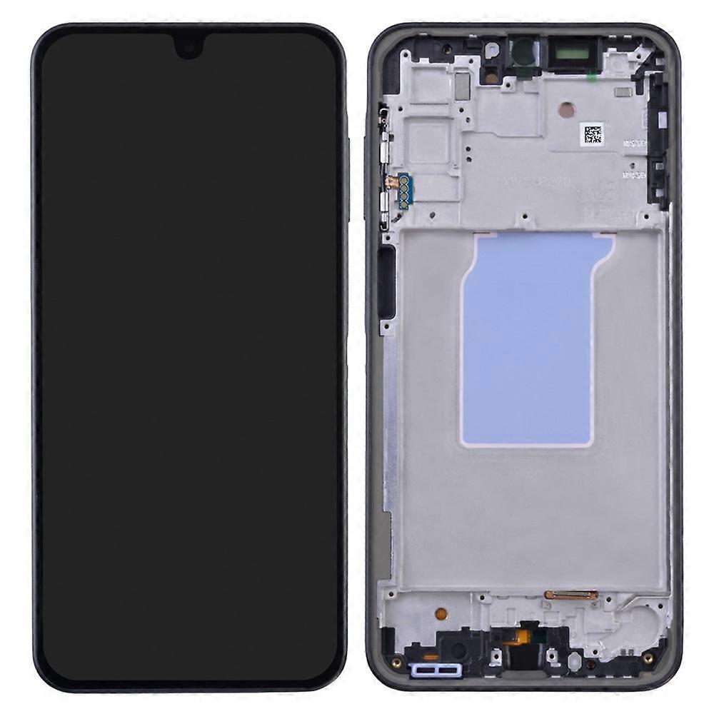 Samsung Galaxy A26 5G A266 OEMグレードS OLEDスクリーンおよびデジタイザーアセンブリ+フレーム(ロゴなし)に対応