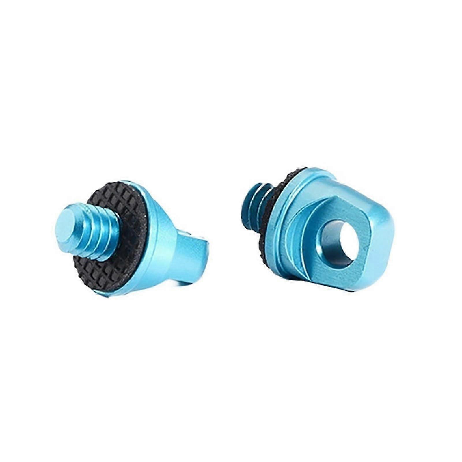 Blue Lanyard Screw for SLR Camera Tripod 1/4" Lifting Ring Accessory