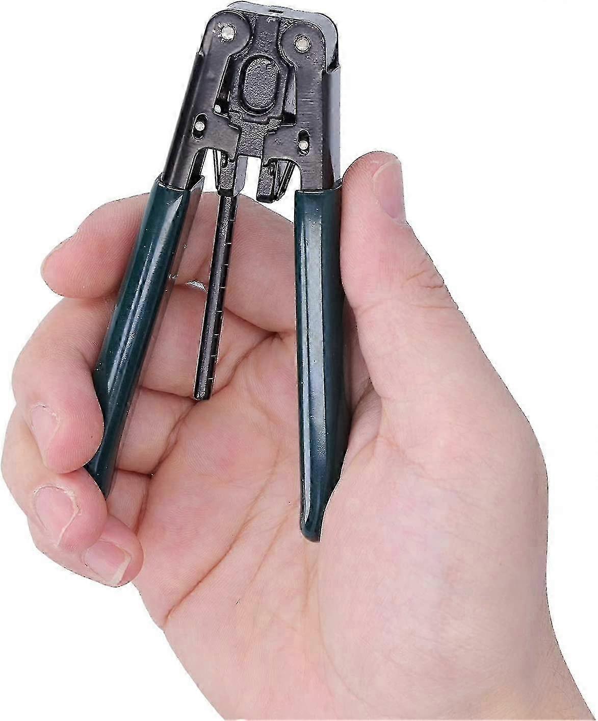 Fiber Optic Stripper, Portable Black Wire Stripper for CATV, CB Antenna & Twisted Pair Cables