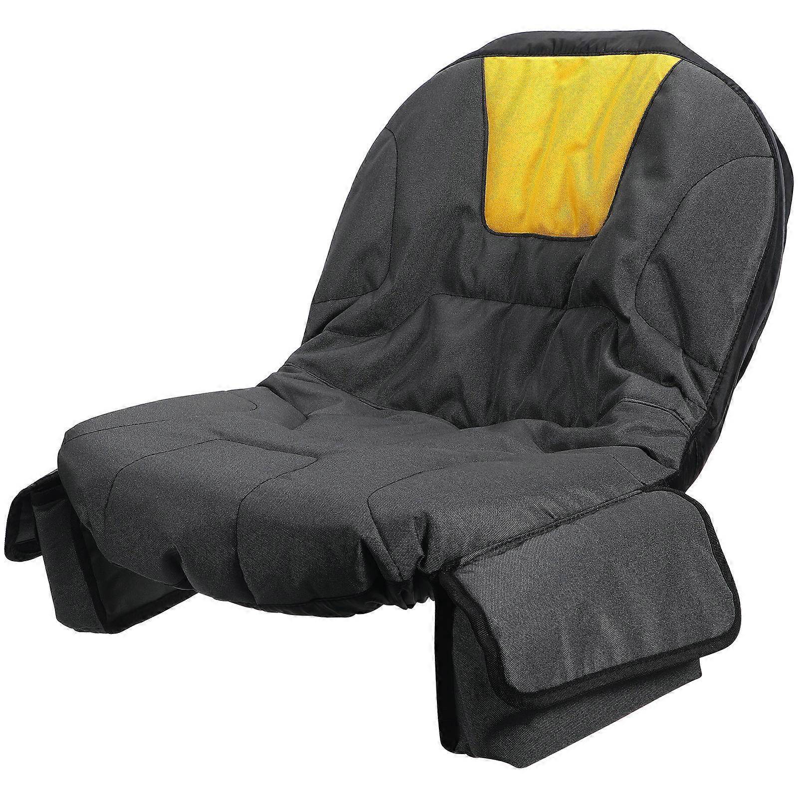 Durable Riding Mower Seat Cover, Featuring Convenient Side Pockets