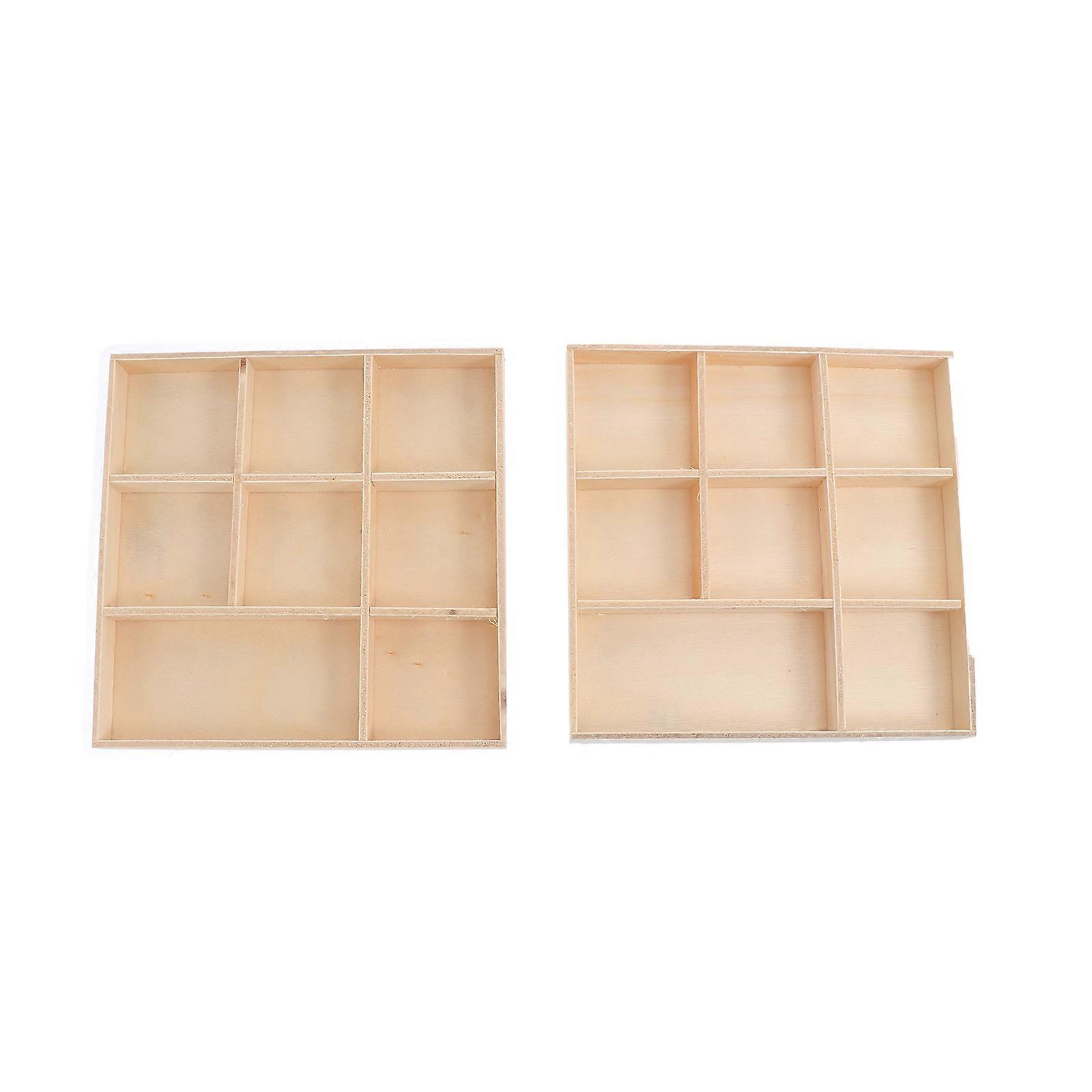 Wood Boxes, Sectioned Containers for and Home Essentials