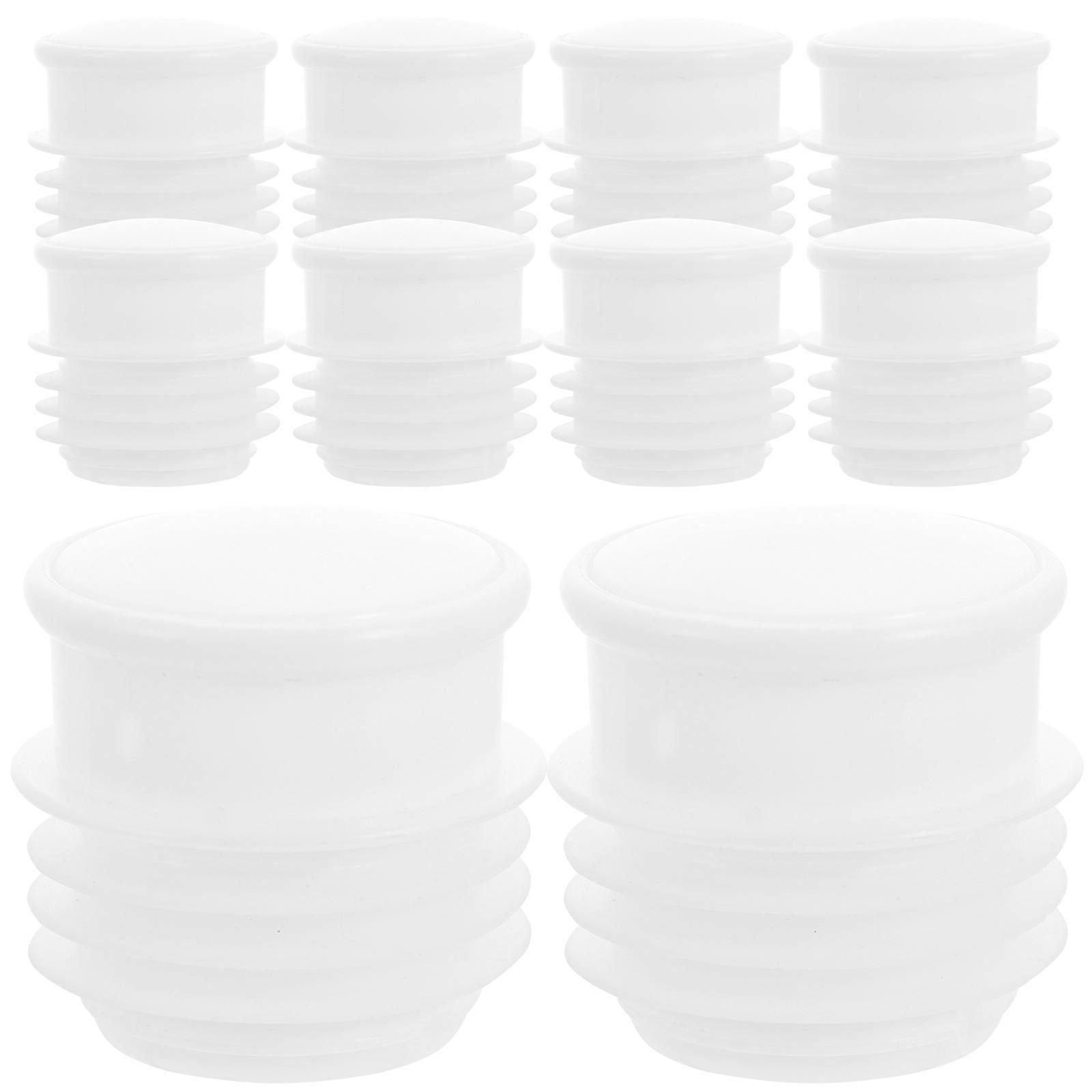 Water Bottle Stoppers Large Bottle Stopper Restaurant Use PP Non-leaking 4X3.8X3.8CM 20Pcs