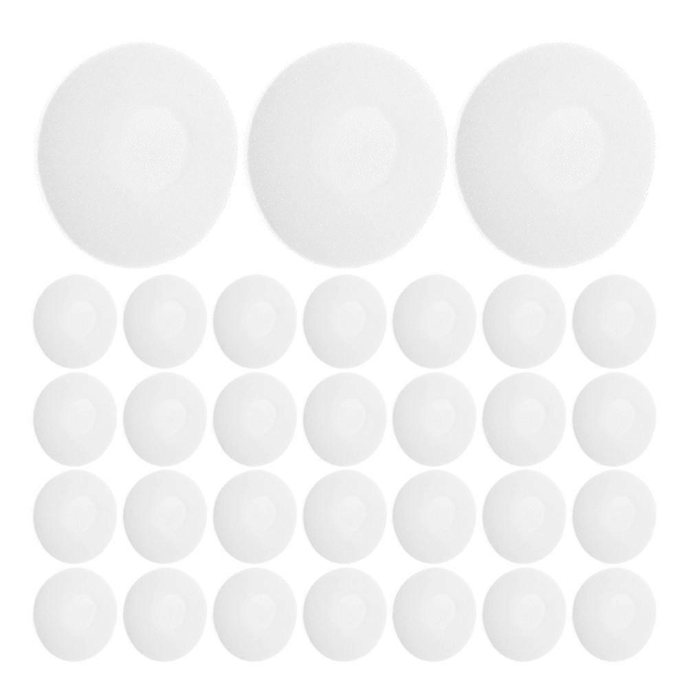 Earbud Pad Covers Comfortable -Resistant Round Sponges For General Users 100Pcs