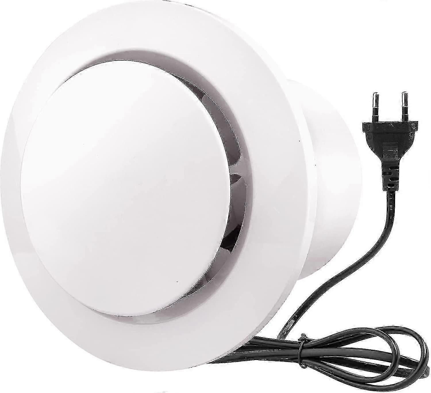 100mm Air Extractor 130m/h 20w, με βαλβίδα αντεπιστροφής Ανεμιστήρας εξάτμισης υψηλής ροής αέρα, ενεργειακά αποδοτικός, για μπάνιο, κουζίνα, τουαλέτες, θερμοκήπια, τέντες-hy