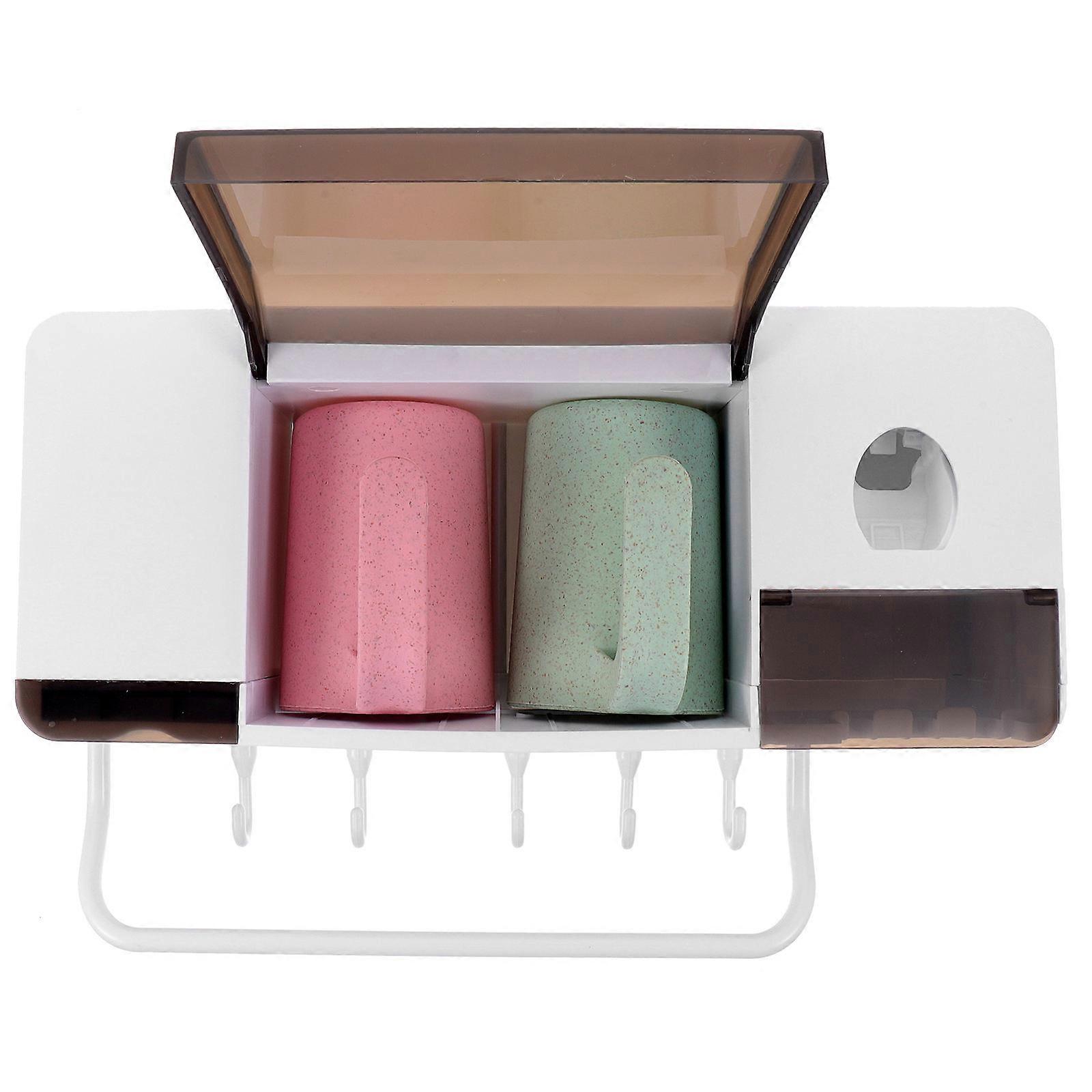 Here's a well structured product description for your wall mounted toothbrush holder with toothpaste dispenser:
**Reliable Wall Mounted