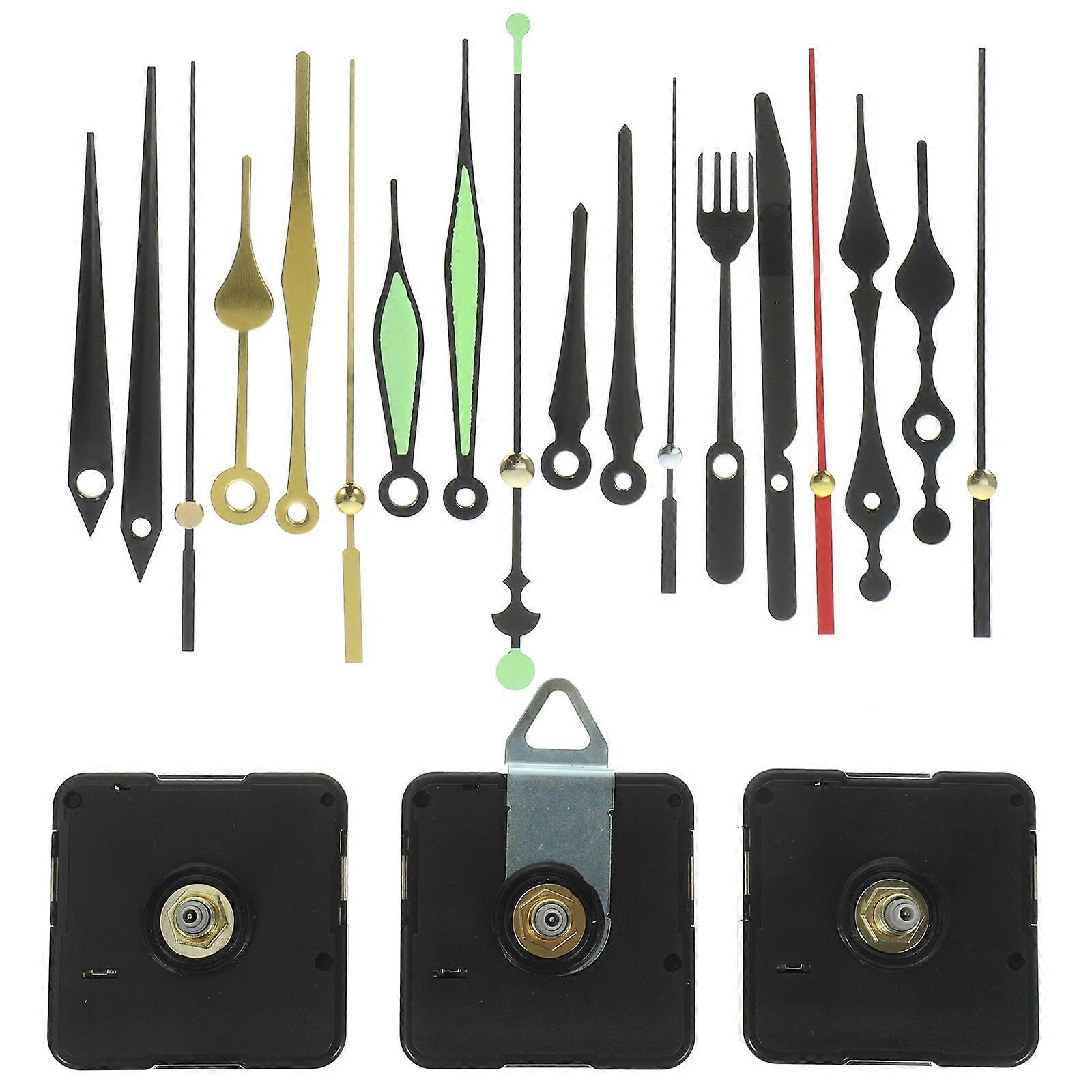 Mechanical Clock Kit High Torque Precise Timekeeping For Craftsmen Hobbyists Plastic Material 1 Set