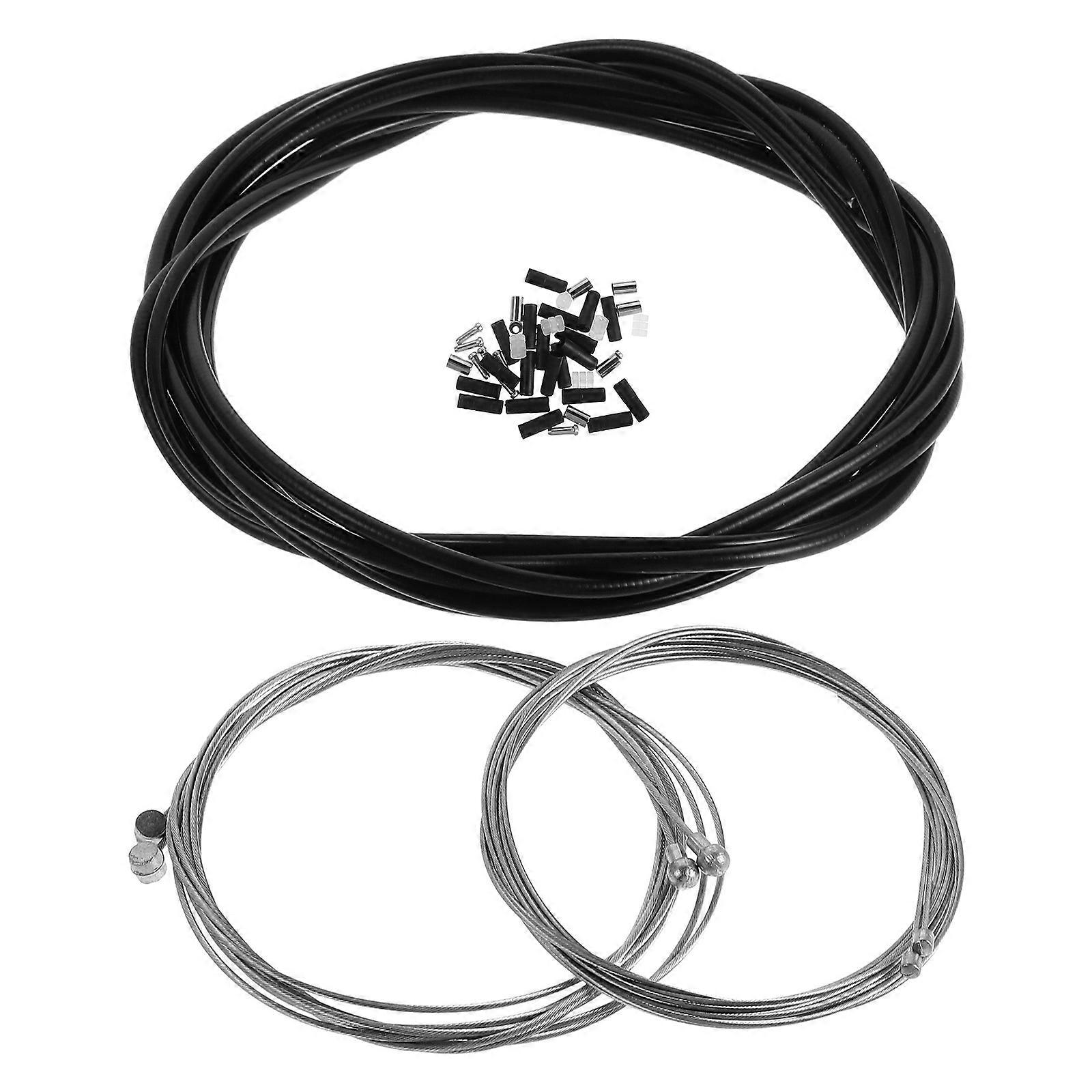 Durable Bicycle Brake Cable Kit for Smooth Shifting and Precise Braking, Compatible with Mountain and Road Bikes
