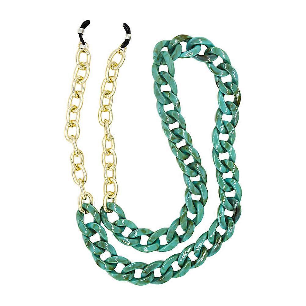 Sunglasses for Women and Men Acrylic Chain Eyewear Retainer with Glasses Strap and Holder