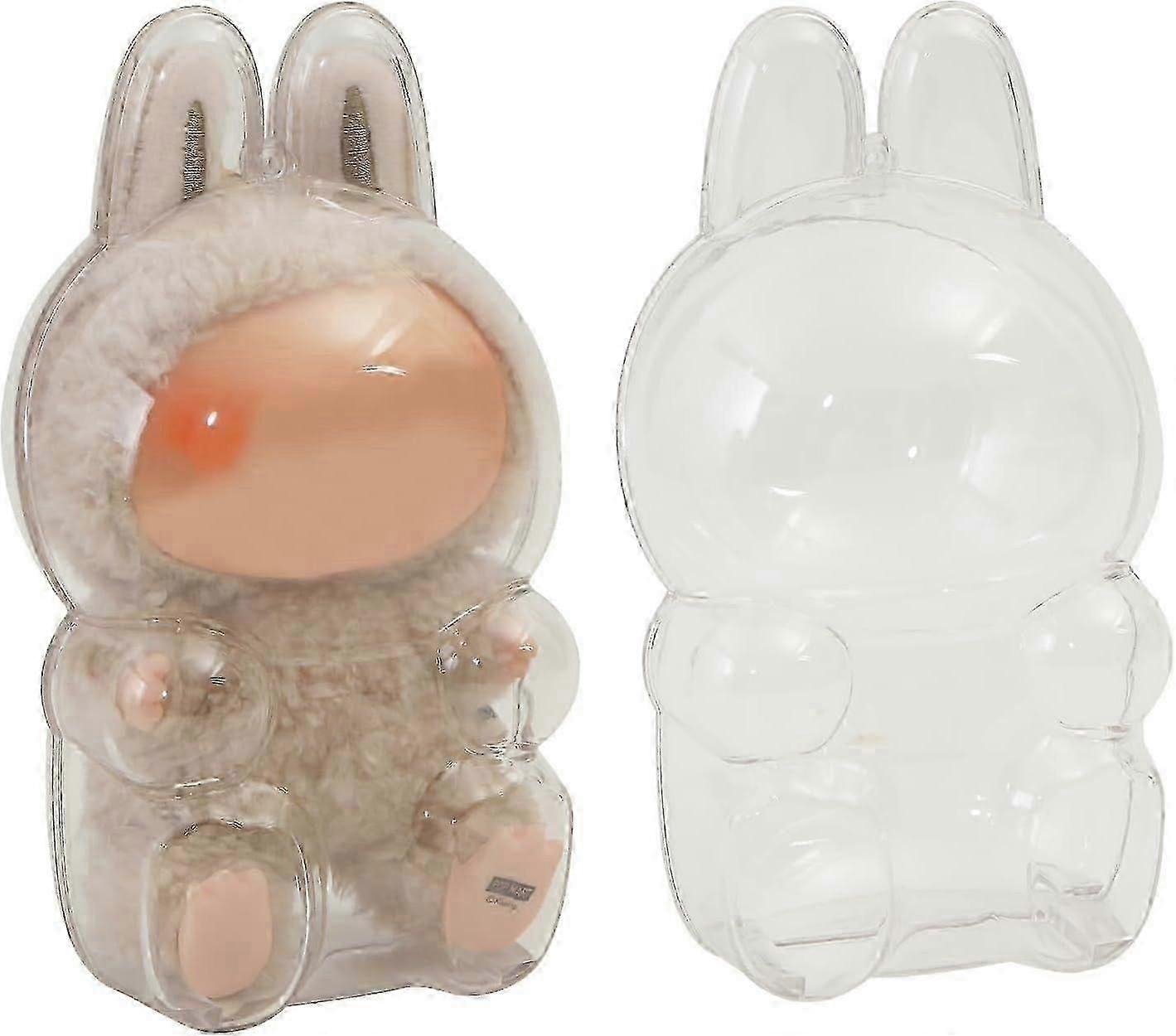 Protective Case For Labubu, Clear Figure Display Case (doll Excluded) _b