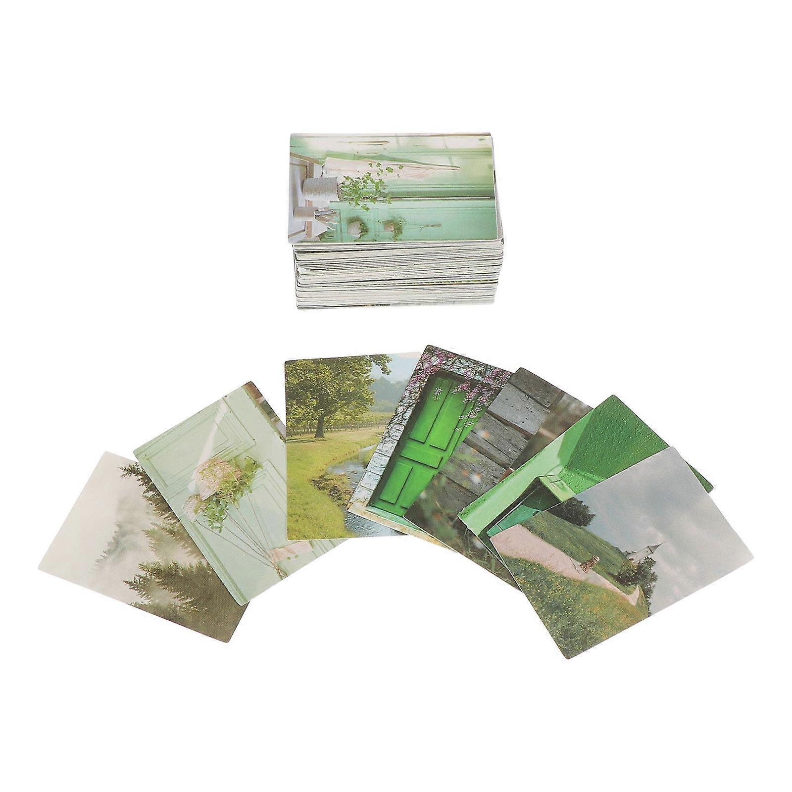 Scrapbook Decorative Paper Multi Color Four Seasons Themed Rectangular Shape 4.5X3cm Size 2Bags