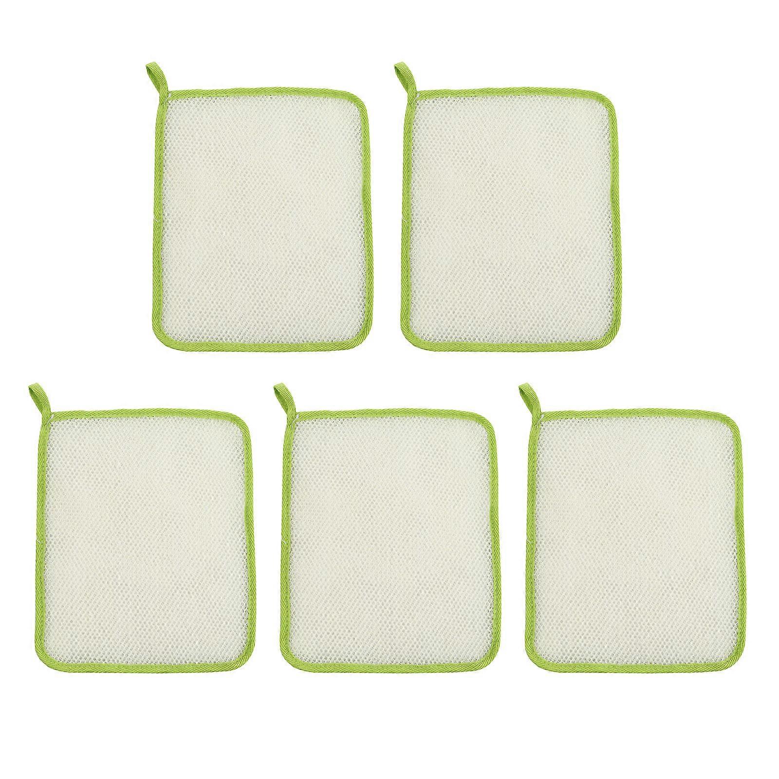 Soft Washcloths Shower Towels Exfoliating Scrubbing Bathing 26X22cm 5Pcs