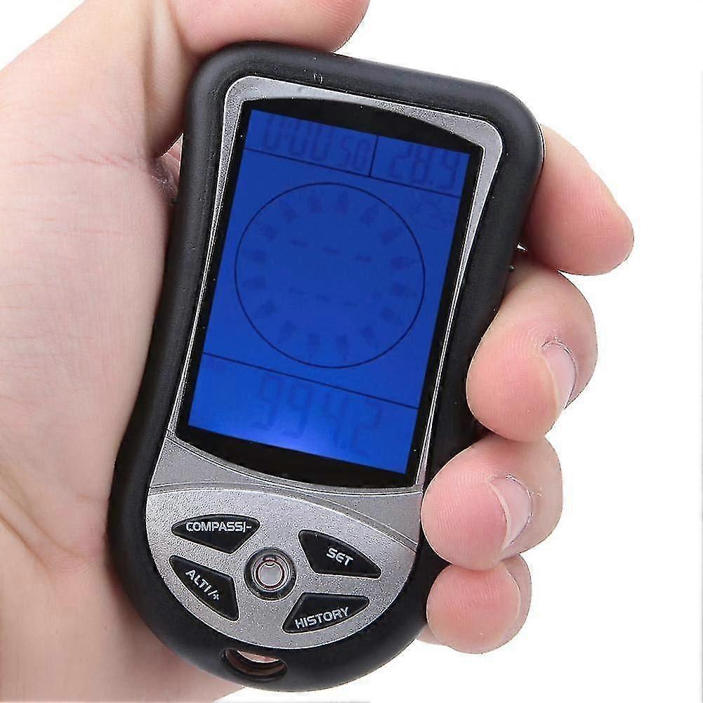 8 in 1 Altimeter - Electronic Navigation Thermometer GPS Compass Weather Forecast - Barometer with