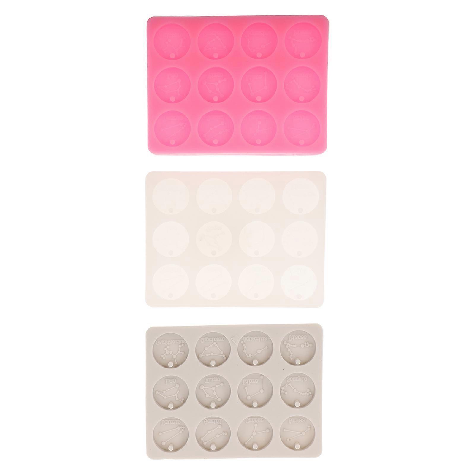 Twelve Silicone Mold for DIY Jewelry Making Assorted Color Easy to Use and Clean