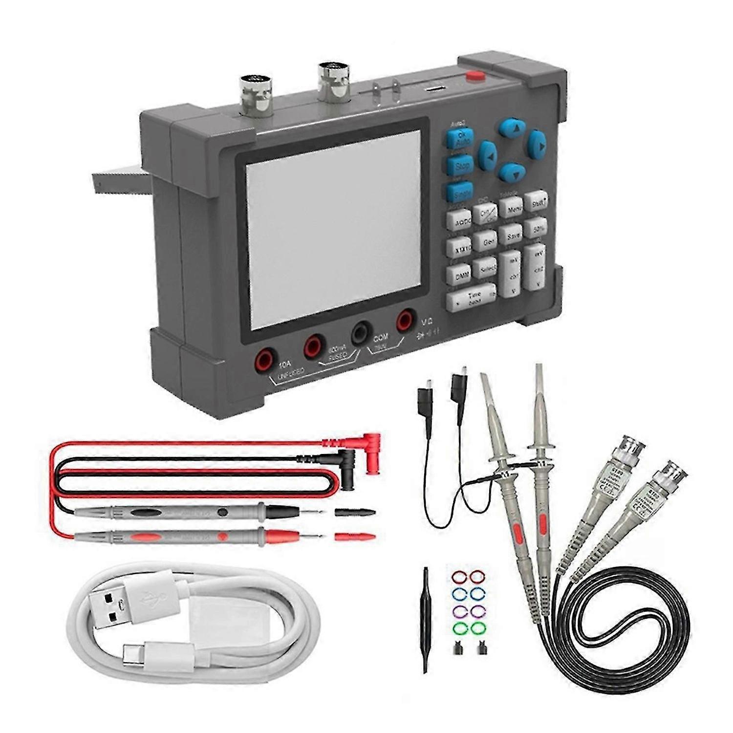 3in1 Multi-Function Digital Oscilloscope Dual Channel 250MSa/S Sampling Rate 3.2inch IPS Display